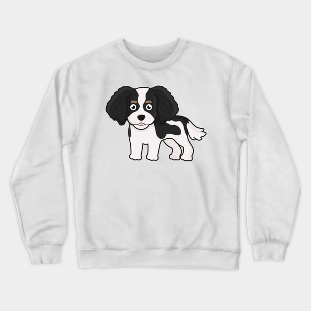 Kawaii TriColor Cavalier King Charles Spaniel Crewneck Sweatshirt by KawaiiNir